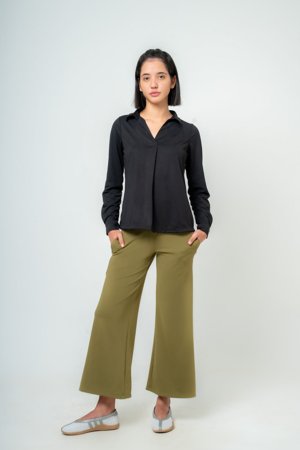 Ibuki Open Collar Top
