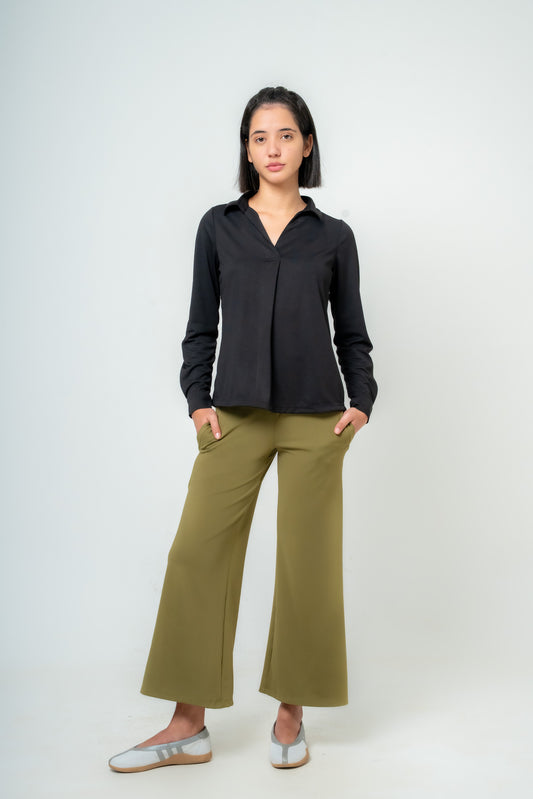 Ibuki Open Collar Top