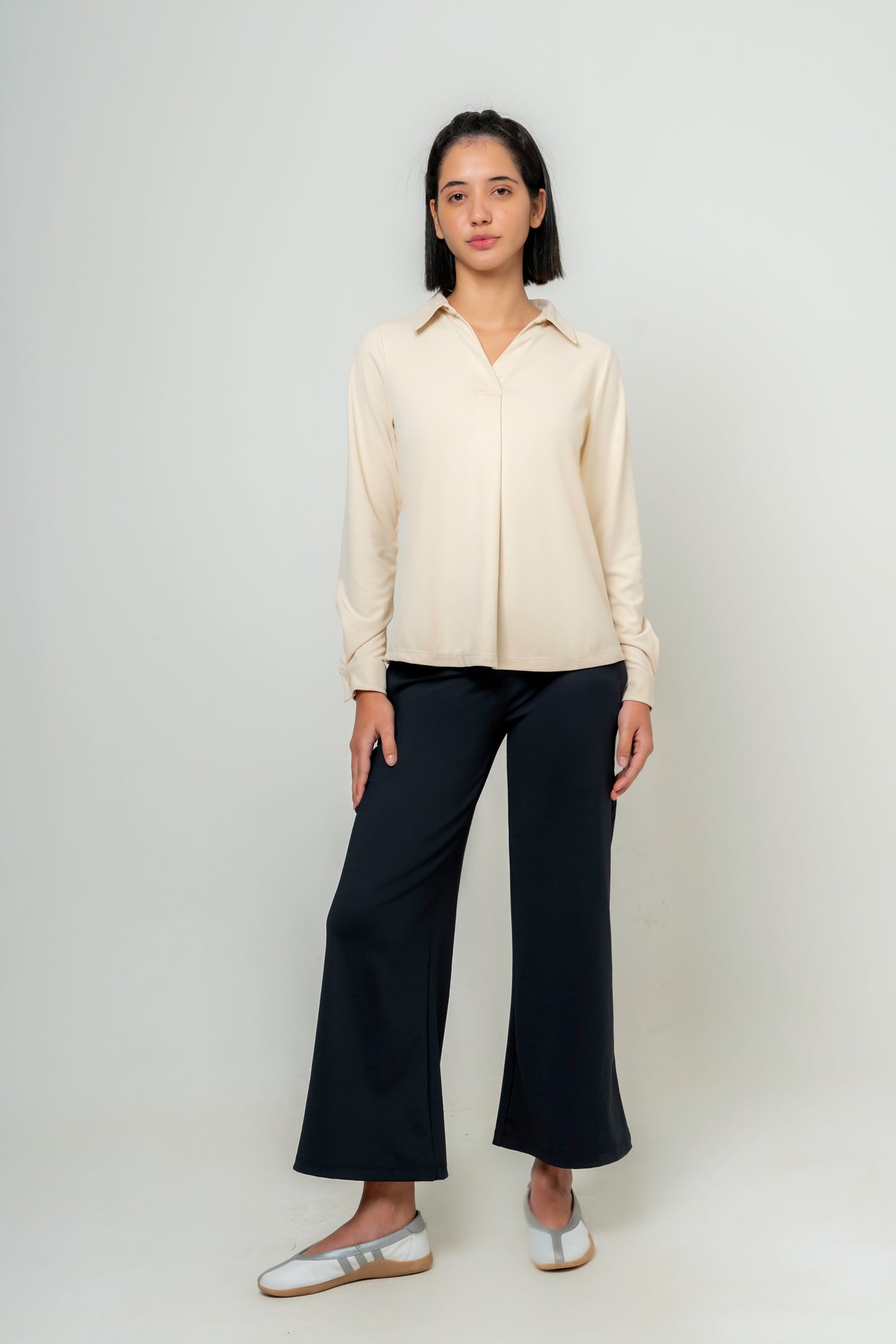 Ibuki Open Collar Top