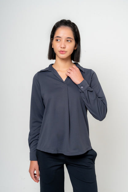 Ibuki Open Collar Top