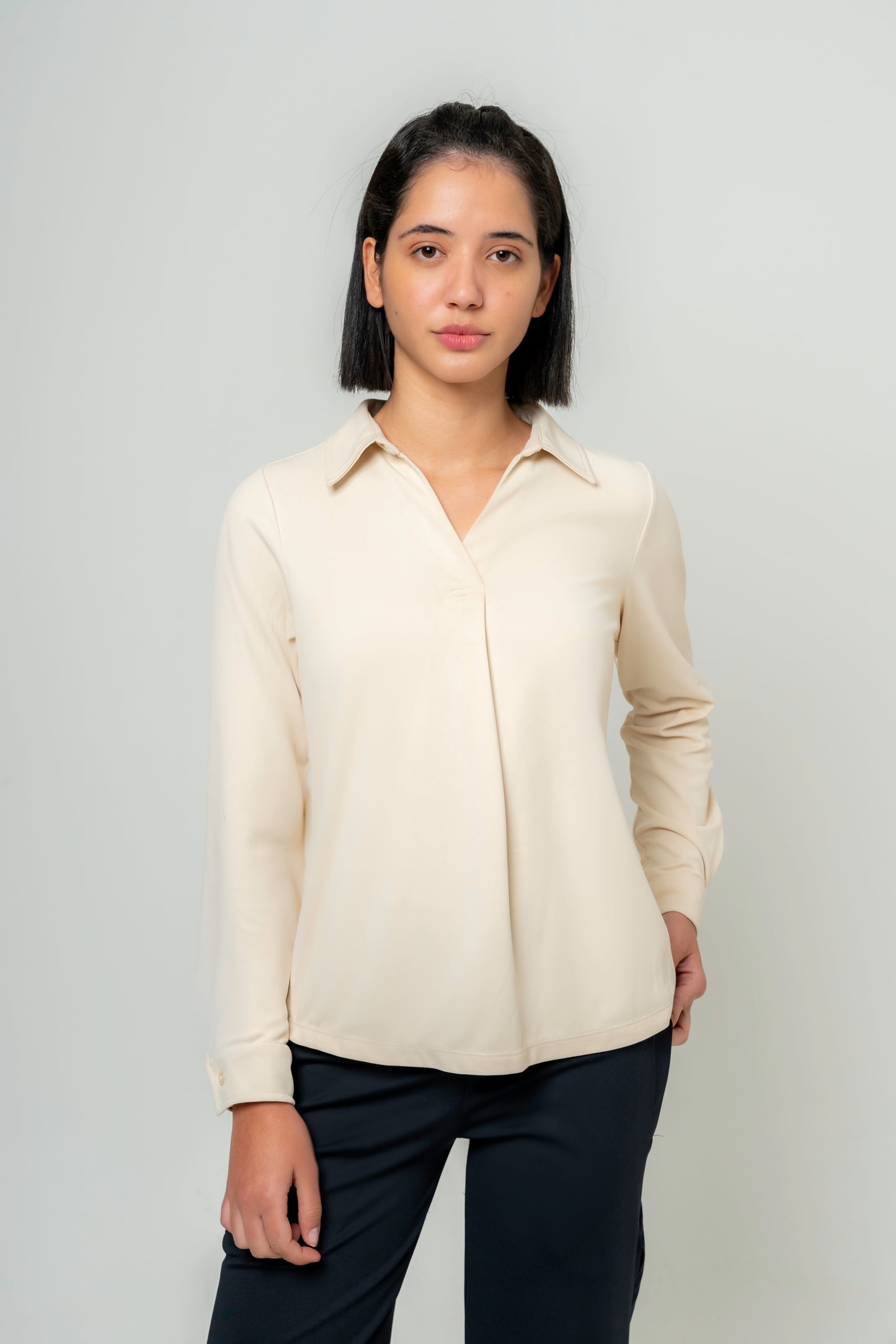 Ibuki Open Collar Top