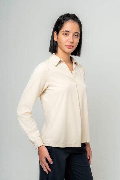 Ibuki Open Collar Top