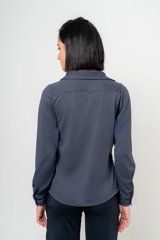 Ibuki Open Collar Top